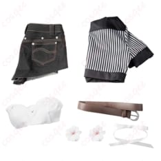 FF7リバースのティファになりきる水着コートセット 撮影もイベントも動きやすく映える一着 - 7枚目の画像（サムネイル）