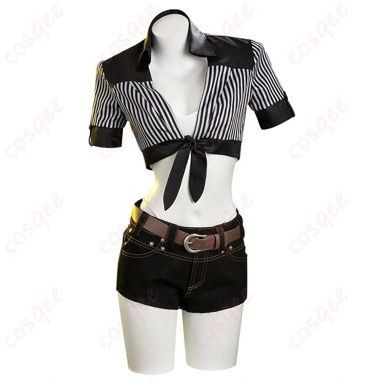 FF7リバースのティファになりきる水着コートセット 撮影もイベントも動きやすく映える一着 - 1枚目の画像