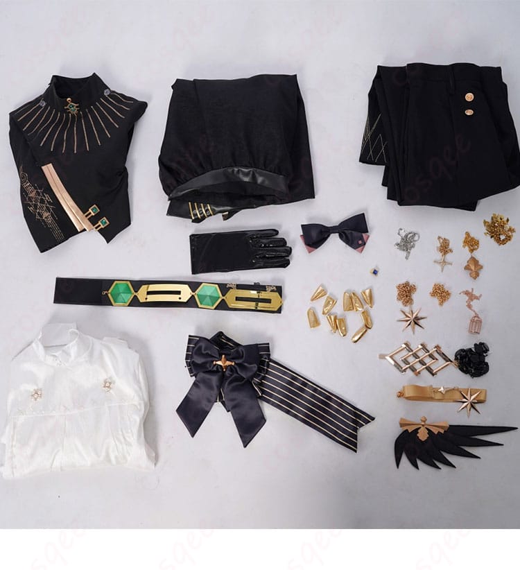 セット内容の展示 - Nova衣装のすべてのセットアイテム