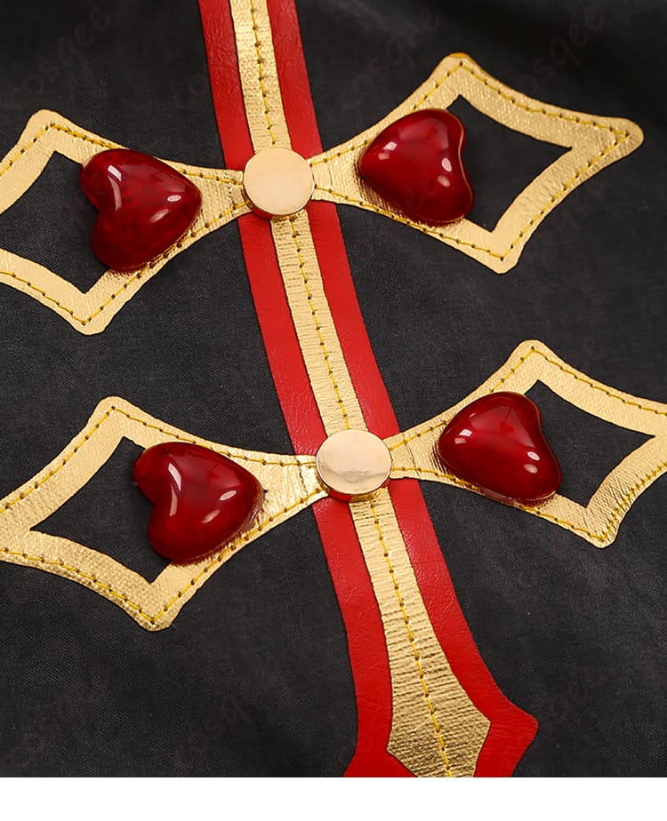 あんさんぶるスターズ!! コスプレ衣装 门襟装飾ディテール。細部までこだわったデザインで、高い再現度を誇ります。