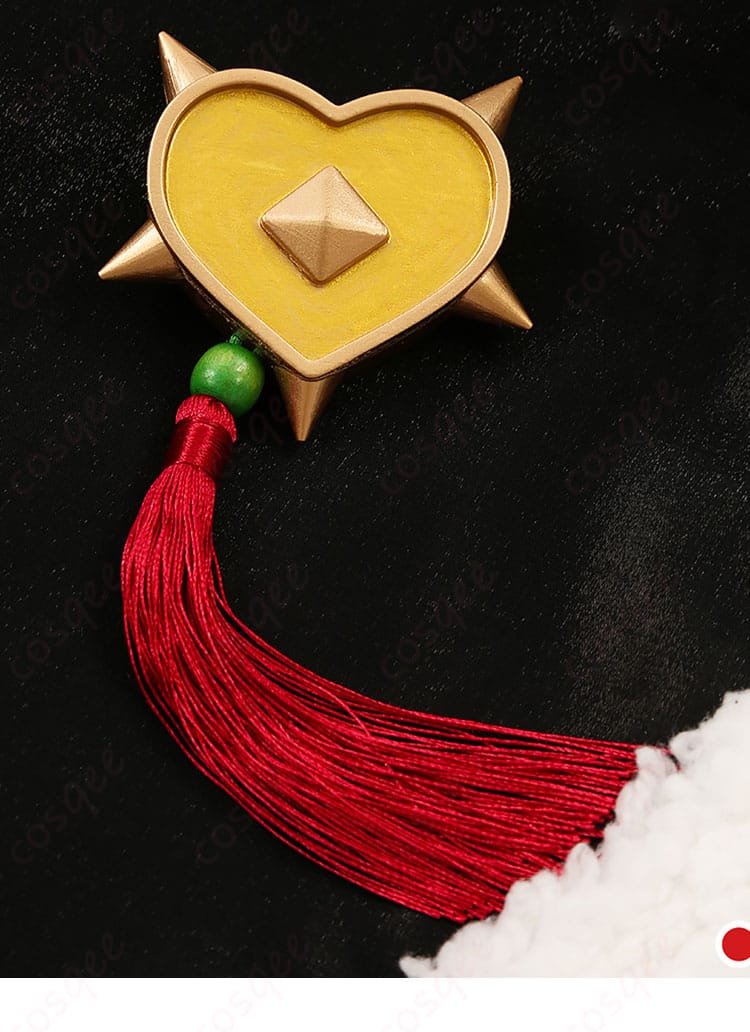 あんさんぶるスターズ!! コスプレ衣装 胸飾りディテール。キャラクターの忠実なデザインを再現した装飾。