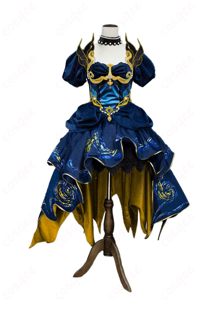 「第五人格」弓使い(ブリュンヒルド・ウェルフ)コスプレ衣装の正面ディテール。細部までこだわり、リアルなキャラクターの再現を実現。