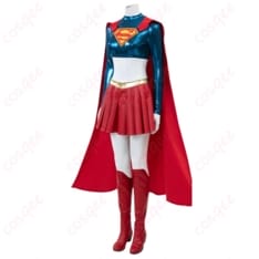 スーパーガールのカーラ・ゾー＝エル衣装 赤青ゴールドが映える写真映えコスプレ - 2枚目の画像（サムネイル）