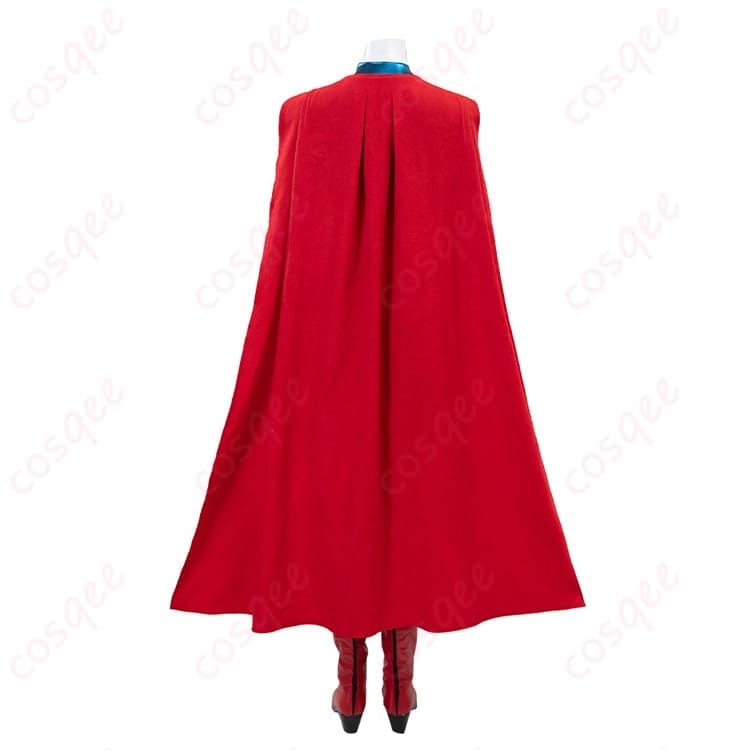 スーパーガールのカーラ・ゾー＝エル衣装 赤青ゴールドが映える写真映えコスプレ - 4枚目の画像