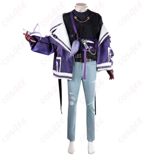 NU:カーニバル 玖夜の雪夜コーデで大人の色香を纏うコスプレ衣装