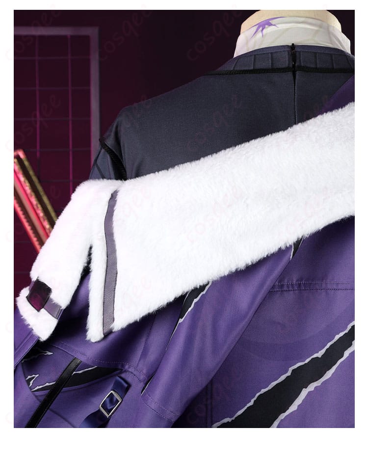 NU:カーニバル 玖夜 コスプレ衣装 ファー付き襟元の装飾|冬らしさと高級感を演出