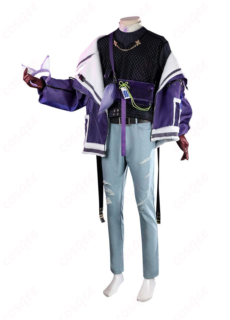 NU:カーニバル 玖夜 コスプレ衣装 側面ビュー|細部のディテールも魅力的