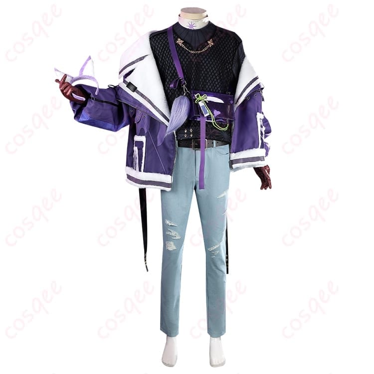 NU:カーニバル 玖夜の雪夜コーデで大人の色香を纏うコスプレ衣装 - 1枚目の画像