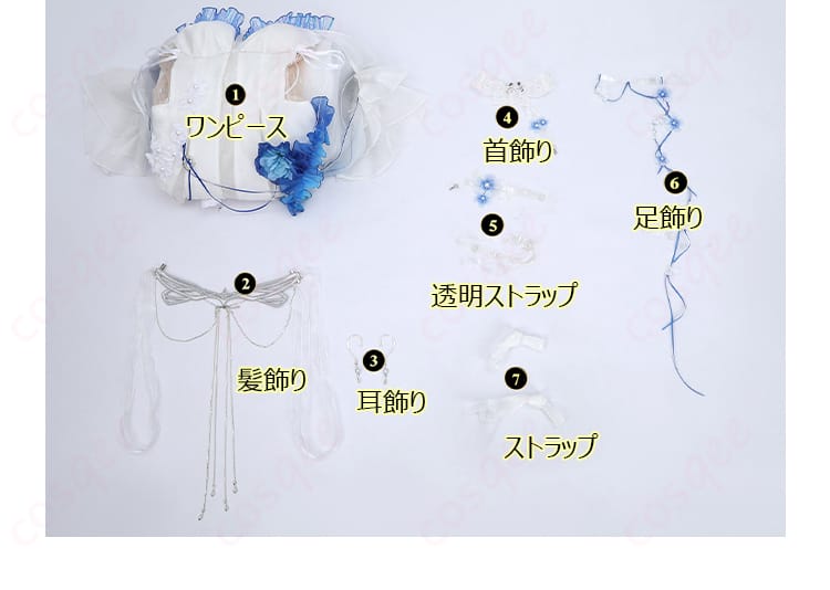 無期迷途 ハーメル コスプレ衣装 セット内容一覧|届くアイテムをまるごと確認