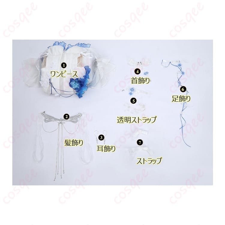 無期迷途 ハーメル さざ波の傍に コスプレ衣装 海風アクセが映える軽やかスタイル - 6枚目の画像