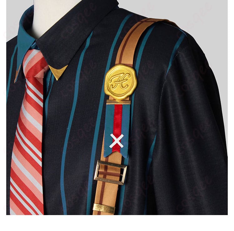 敬人塾コスプレ衣装 肩袖装飾ディテール 刺繍ラインの美しさ強調