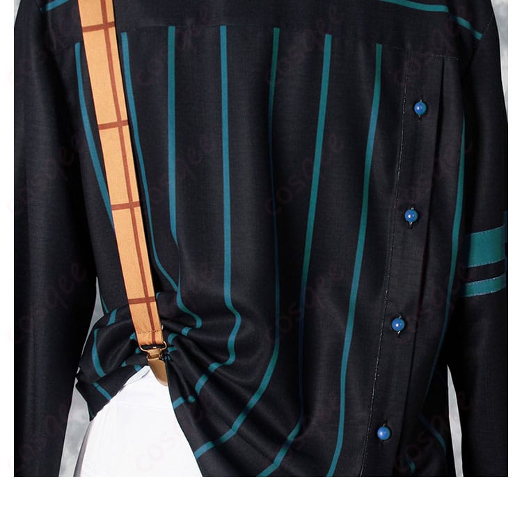 敬人塾コスプレ衣装 背面装飾クローズアップ バッジ+ライン再現