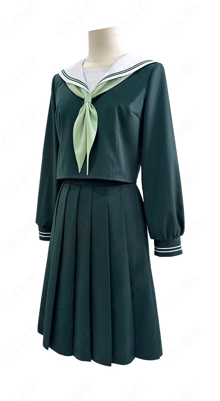 薬屋 猫猫 セーラー服 コスプレ衣装 左側面写真|フィット感をイメージ