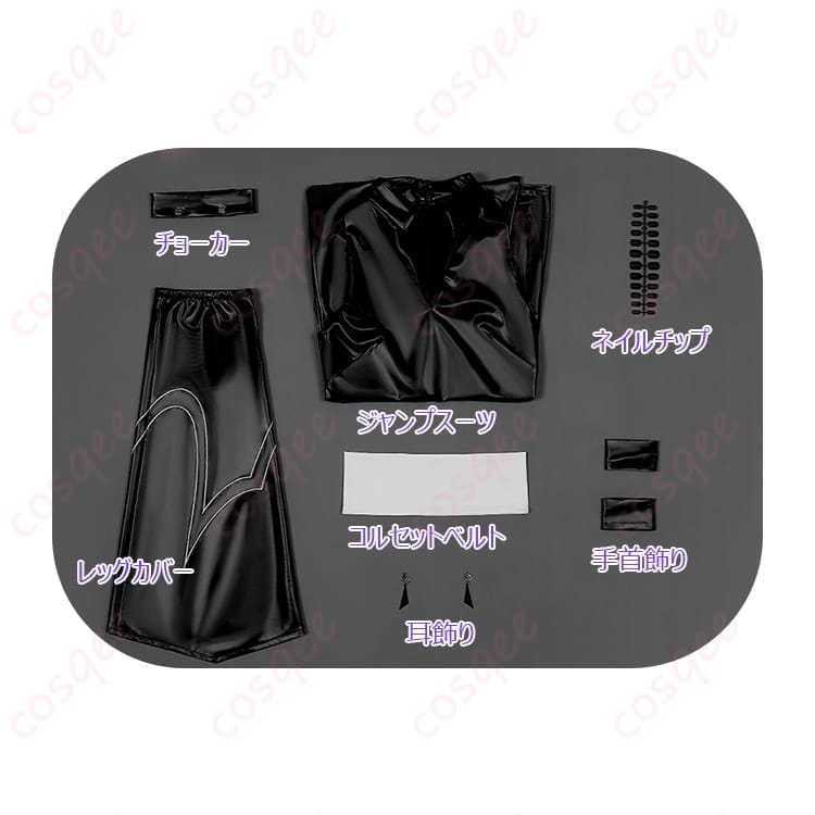 パンティ＆ストッキング エンジェル姉妹ジャンプスーツ コスプレ｜ポップでセクシーに写真映え - 3枚目の画像