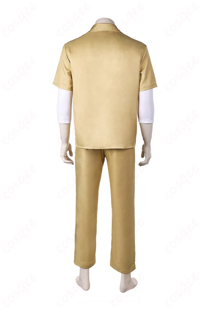 LAZARUS アクセル 囚人 コスプレ衣装 バックビュー|背面プリント細部までリアル