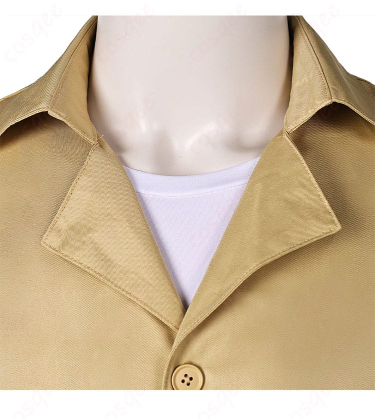 LAZARUS アクセル コスプレ衣装 囚人Ver. 襟元ディテール|刺繍ラインの美しさに注目