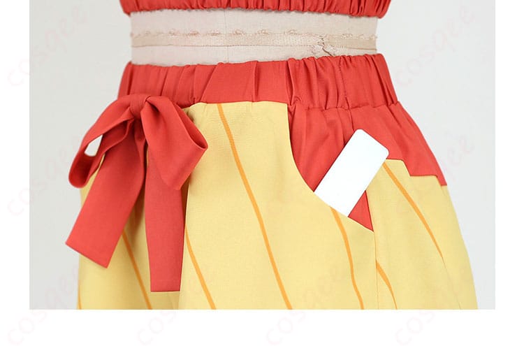 パンツのポケット装飾詳細:ショートパンツのポケット、実用的で美しいデザイン