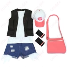 ポケモン ブラック・ホワイト トウコ コスプレ衣装 スポーティーで爽やかに決まるセット - 1枚目の画像（サムネイル）