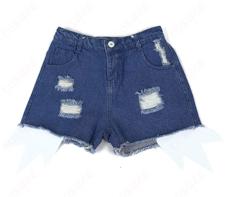 ポケモンBW トウコ コスプレ衣装 パンツの前面デザイン、快適で動きやすい作り。