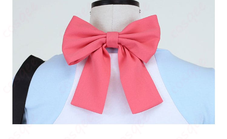 ポケモンBW2 メイ コスプレ衣装の蝶ネクタイ装飾、可愛らしいデザインがポイント。