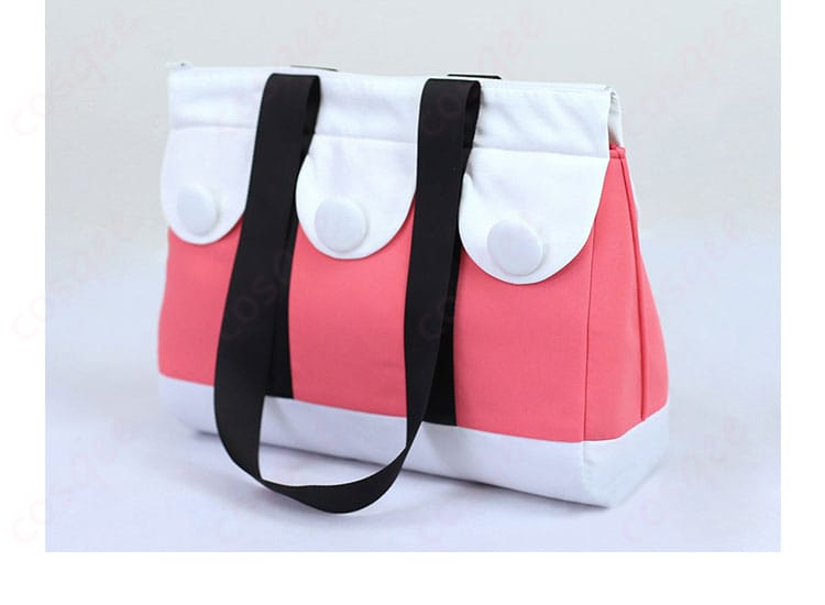 ポケモンBW2 メイ コスプレ衣装の肩バッグ装飾、リアルなデザインでディテールにこだわり。