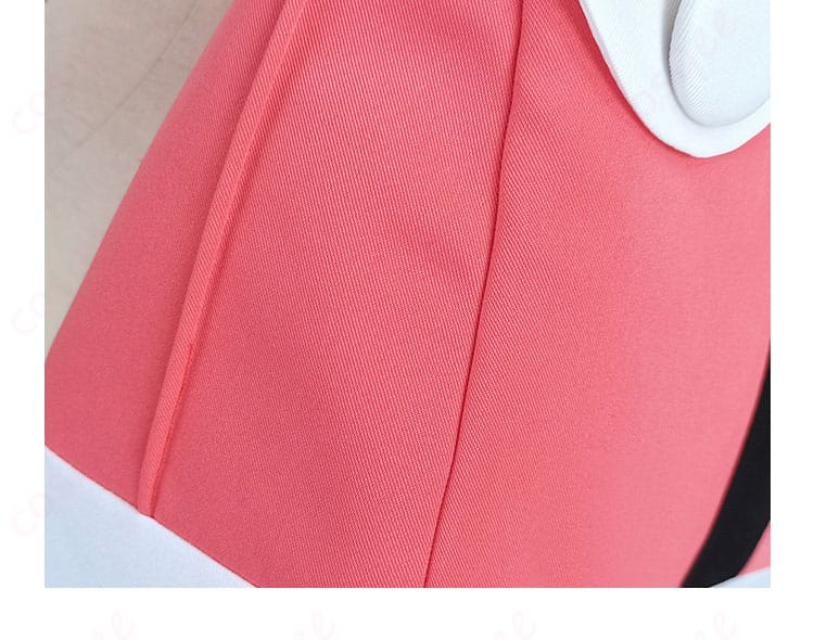 ポケモンBW2 メイ コスプレ衣装の肩バッグ側面の詳細、細かい部分までこだわった作り。