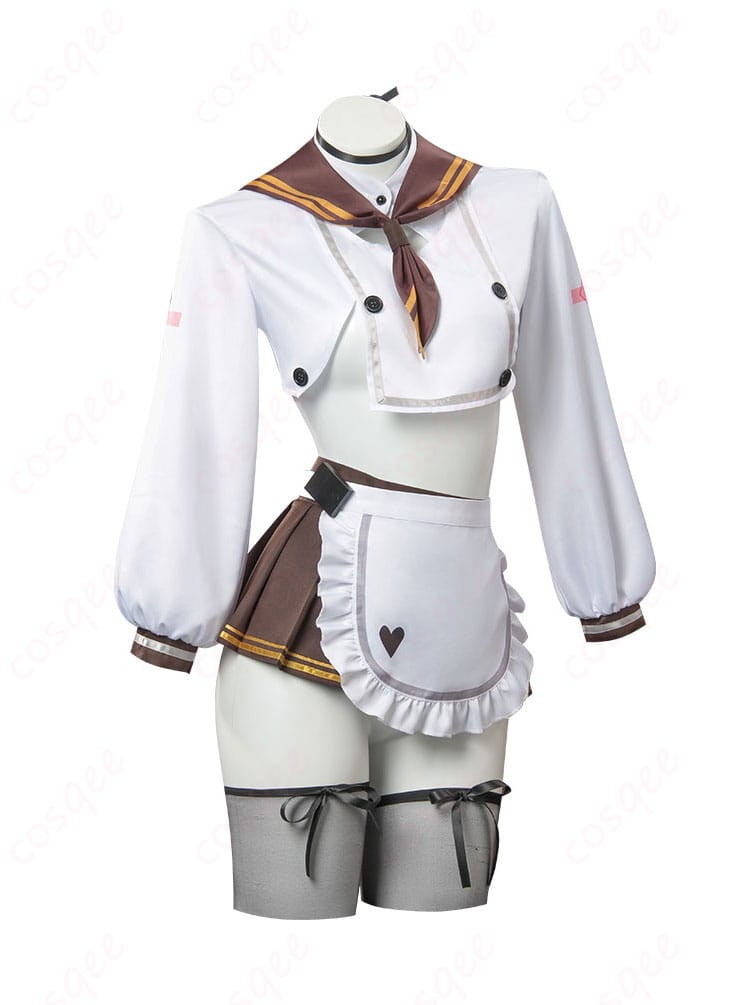 商品側面の画像。コスプレ衣装のサイドデザイン、肩袖の細部がはっきり見える。