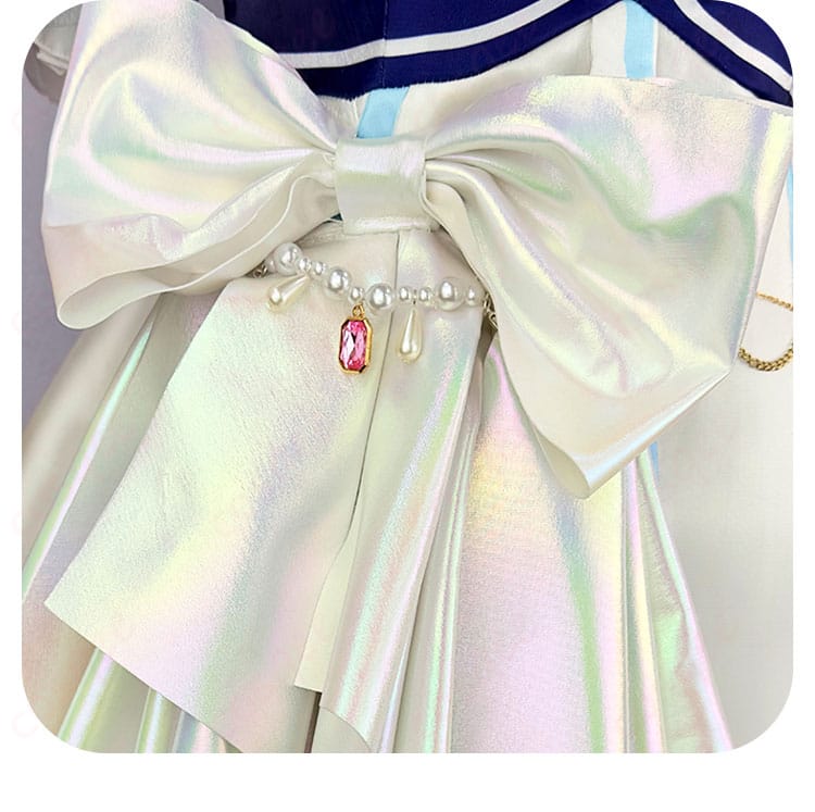 日本武道館 Live SuperNova コスプレ衣装の腰の蝶結び装飾。華やかで可愛らしいデザイン。