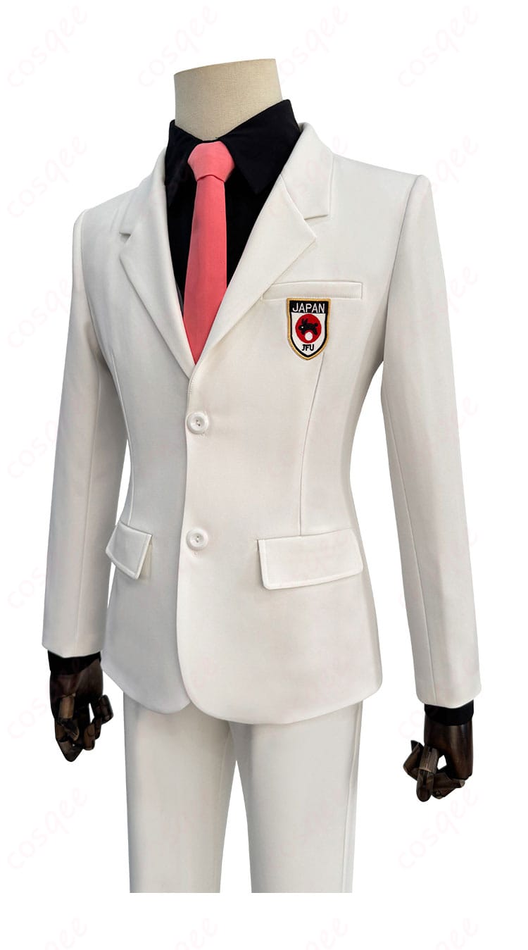 商品左側図 - 左側の角度から撮影したコスプレ衣装。衣装の全体像がしっかりと見て取れます。