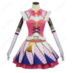 アイカツ！ 星宮いちご Soleil コスプレ衣装 元気キュートに映える鮮やか発色 - 1枚目の画像（サムネイル）