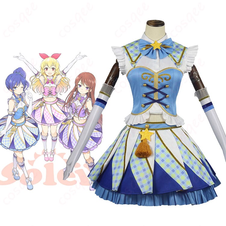 アイカツ! 霧矢あおい コスプレ衣装とキャラクターのコラボ画像。忠実な再現度と美しいデザインを確認!
