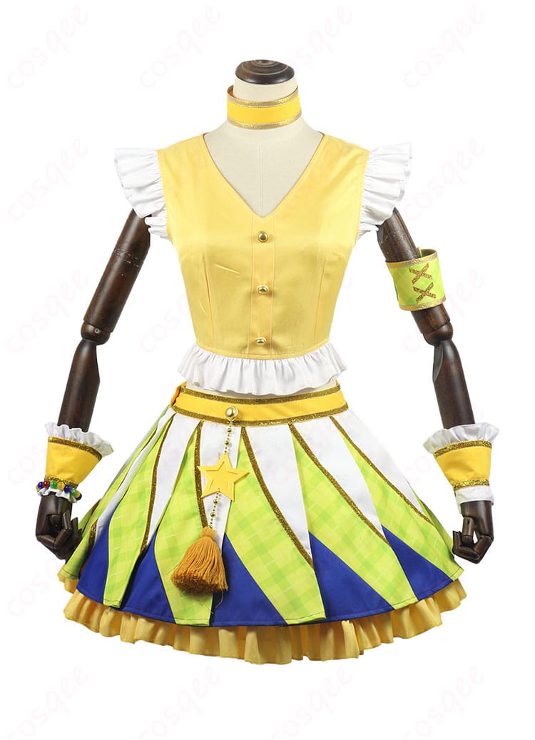 アイカツ!新条ひなき コスプレ衣装 内搭上衣のディテール。素材感と縫製がしっかりした上品なデザイン。