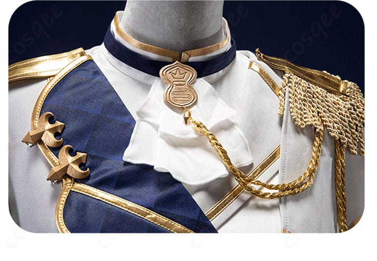 草薙寧々 コスプレ衣装 フィエ・シュヴァリエ 颈飾りの装飾細部。美しいアクセサリーが特徴的!