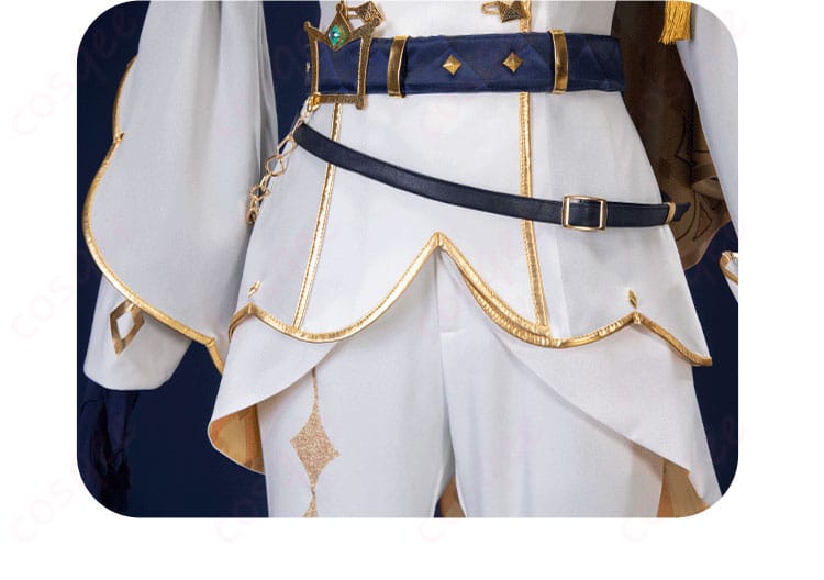 草薙寧々 コスプレ衣装 フィエ・シュヴァリエ 衣服の裾飾りの細部。完璧な仕上がりの装飾!