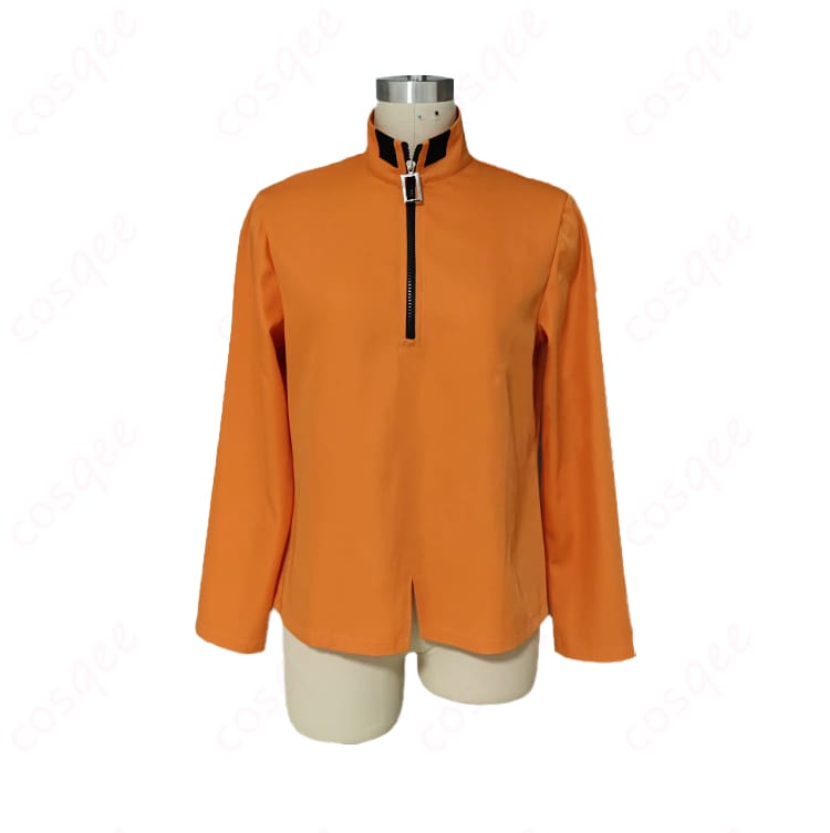 月永レオ秋〜冬私服コスプレ衣装の内搭長袖のディテール。素材感と袖のデザインがよくわかります。