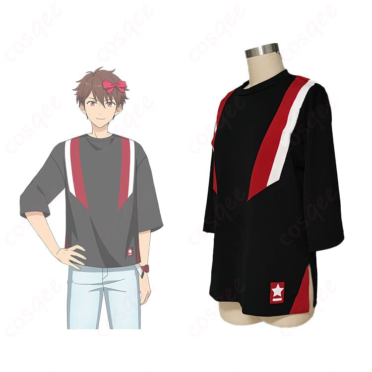 守沢千秋の春~夏私服コスプレ衣装とキャラクターの再現画像。あんさんぶるスターズ!のファン必見!コスプレ衣装の高い再現度を確認しよう。