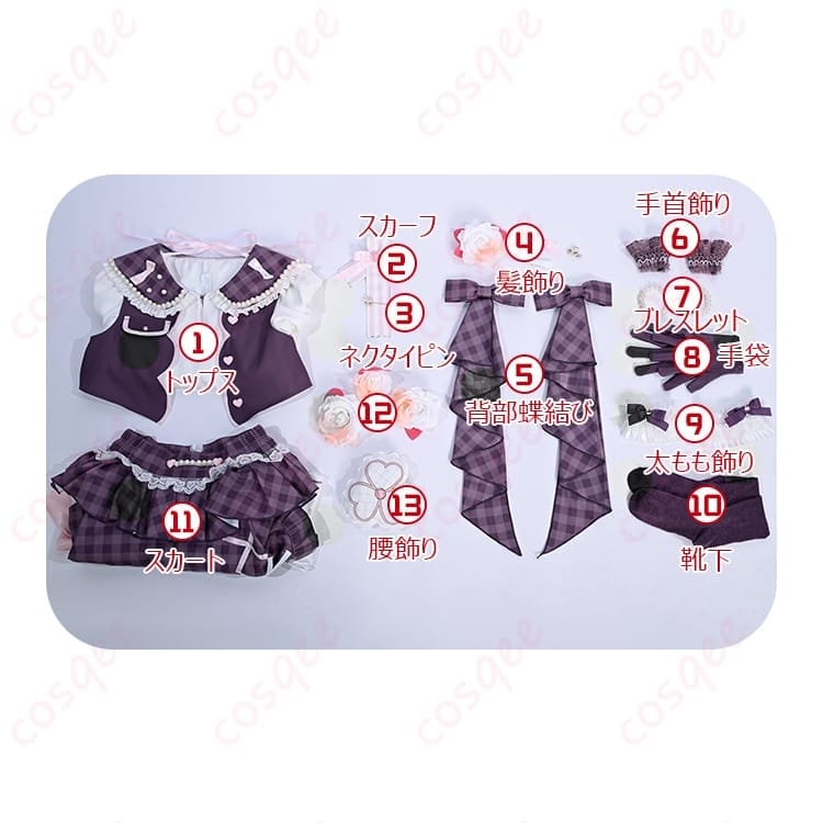 プロジェクトセカイ 桃井愛莉 4周年MORE MORE JUMP！コスプレ｜爽やかで華やかなアイドルルック - 6枚目の画像