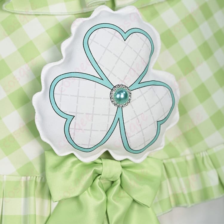 プロセカ 日野森雫 4周年コスプレ衣装 清楚で華やかに映えるステージ映えセット - 4枚目の画像