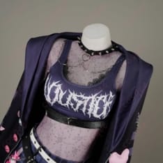 hololive ラオーラ・パンテーラ私服コスプレ 黒金ストリート感で写真映えする一式 - 4枚目の画像（サムネイル）