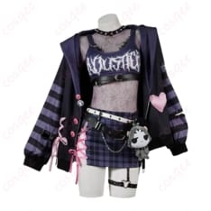 hololive ラオーラ・パンテーラ私服コスプレ 黒金ストリート感で写真映えする一式 - 1枚目の画像（サムネイル）