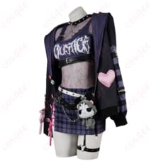 hololive ラオーラ・パンテーラ私服コスプレ 黒金ストリート感で写真映えする一式 - 2枚目の画像（サムネイル）