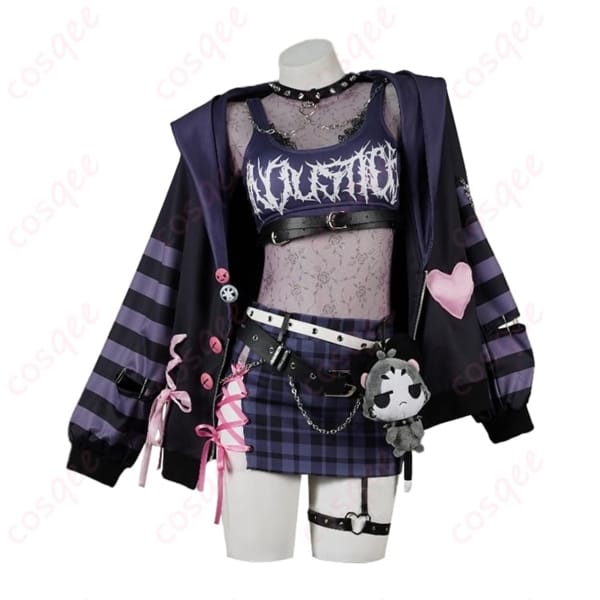 hololive ラオーラ・パンテーラ私服コスプレ 黒金ストリート感で写真映えする一式