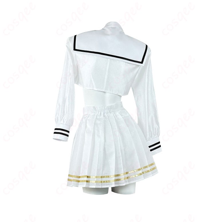 商品背面画像:アズールレーン ジェーナス コスプレ衣装の背面画像。美しい背中のデザインが際立つ。