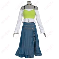 プロジェクトセカイ 白石杏 Livelyladyドレス コスプレ衣装 黒紫ガーリーで写真映え抜群 - 1枚目の画像（サムネイル）