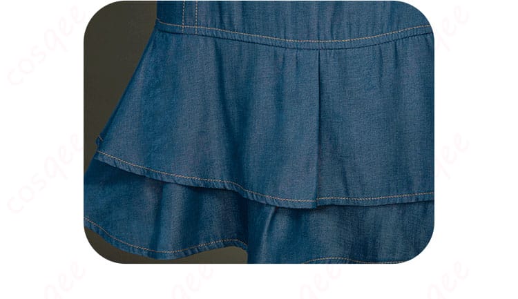 スカート裾の装飾の詳細 - 白石杏 コスプレ衣装 Livelylady Dressのスカート裾部分