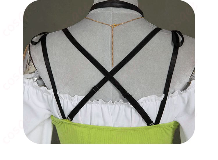 服の背面の詳細 - 白石杏 コスプレ衣装 Livelylady Dressの背面ディテール