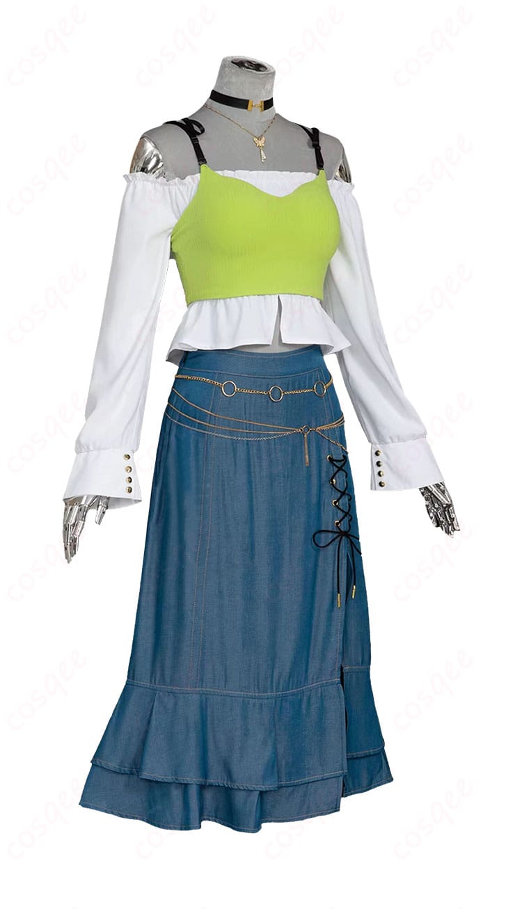 商品側面図 - 白石杏 コスプレ衣装 Livelylady Dressの側面ビュー