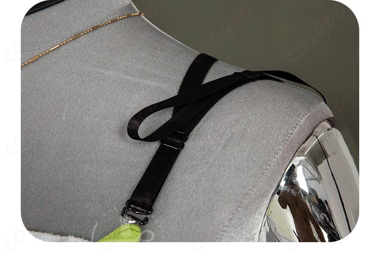 肩帯装飾の詳細 - 白石杏 コスプレ衣装 Livelylady Dressの肩帯部分のディテール