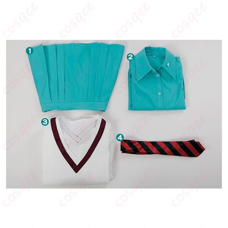 機動戦士ガンダムGQuuuuuuX アマテ・ユズリハ 制服コスプレ｜近未来ムードと刺繍が映える一着 - 6枚目の画像