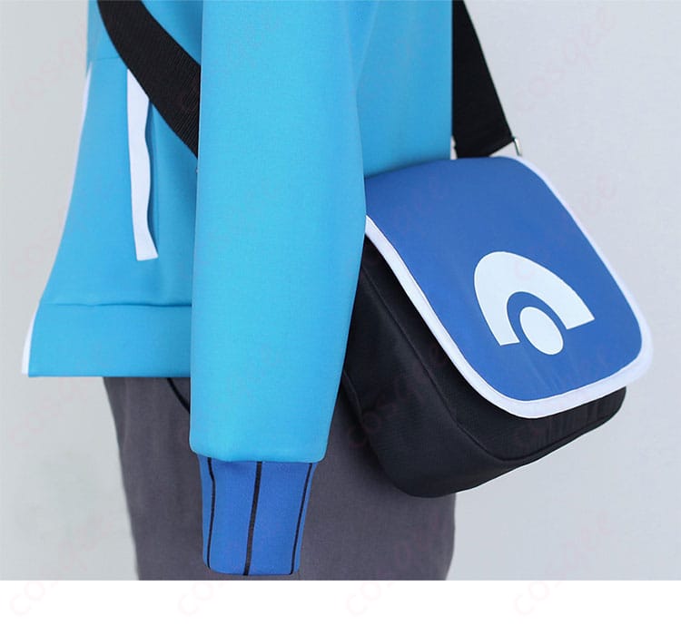 肩バッグの側面装飾の細部 - トウヤ衣装に合う肩バッグのサイドデザイン